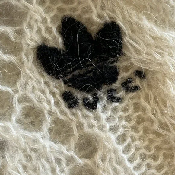 NWT Gucci X Adidas Ivory Mohair Knit Button Front Cardigan XS - Picture 6 of 16